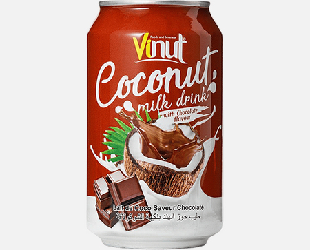 ViNut Кокосовое шоколадное молоко 0,33л Ж/Б